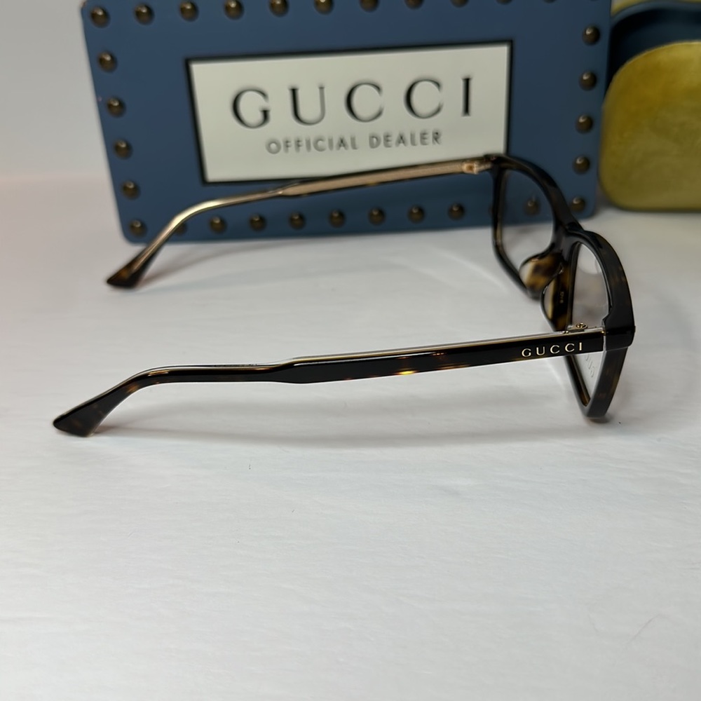 Gucci Men's Eyeglasses GG0191OA GG/0191/OA Full Rim Optical Frame - Picture 9 of 13